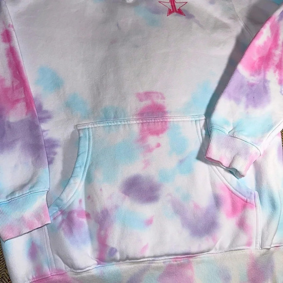 JEFFREE STAR COSMETICS JSC WORLDWIDE TIE DYE HOODIE SWEATSHIRT SMALL UNISEX - Picture 4 of 6